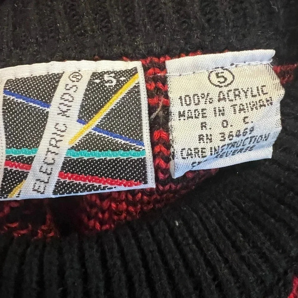 *Vintage* Electric Kids Sweater Size 5 - Picture 4 of 4